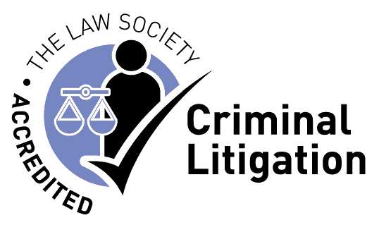 Criminal Litigation Accredited - The Law Society logo